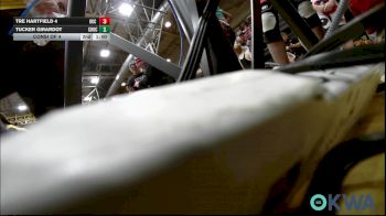 60 lbs Consi Of 4 - Tre Hartfield 4, OKC Saints Wrestling vs Tucker Girardot, Choctaw Ironman