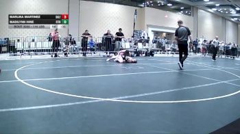 116 lbs Consi Of 8 #2 - Marlina Martinez, Salem Elite vs Madilynn Hine, Fitness Fight Factory WC