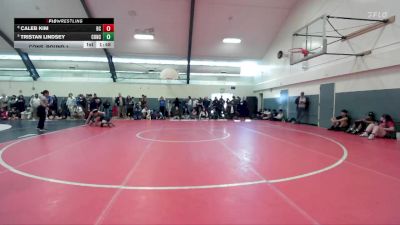 128 lbs Cons. Round 1 - Caleb Kim, Berean Christian vs Tristan Lindsey, Concord
