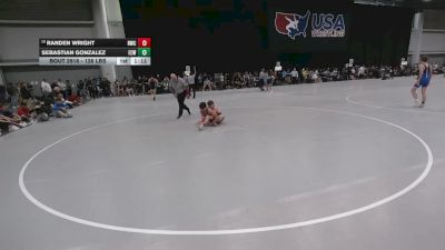 126 lbs Champ. Rd Of 64 - Randen Wright, Raw Wrestling Club vs Sebastian Gonzalez, Eagle Empire Wrestling