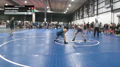 150 lbs Allday - Thomas Salinas, UNION PINES vs Aiden Campbell, EASTERN CAROLINA WRESTLING ACADEMY