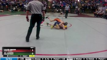 1 - 106 lbs Semifinal - Caleb Gibson, Rural Retreat vs Bo Anders, Grayson County