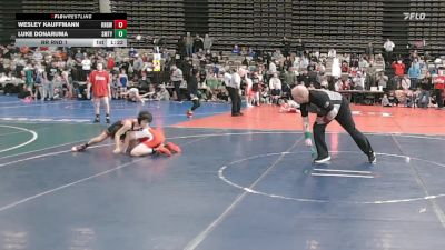 73 lbs Rr Rnd 1 - Wesley Kauffmann, Kingsway - ESC vs Luke Donaruma, Smitty's Barn Black - ESC