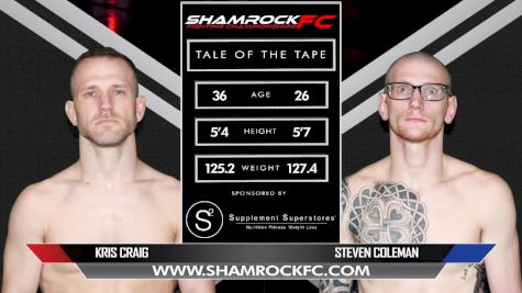 Kris Craig vs. Steve Coleman - Shamrock FC 305 Replay