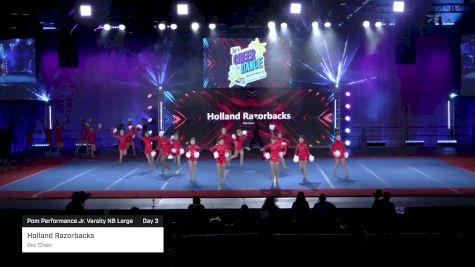 Holland Razorbacks - Rec Cheer [2023 Pom Performance Jr. Varsity NB Large Day 3] 2023 Pop Warner National Cheer & Dance Championship