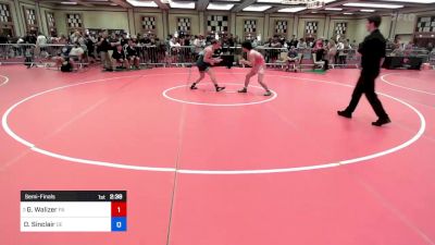 152 lbs Semifinal - Griffin Walizer, Pa vs Daniel Sinclair, De