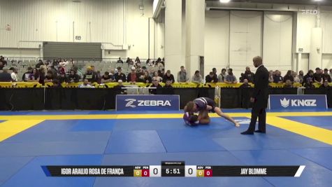 Jay Blomme vs Igor Araujo Rosa De França 2025 World IBJJF Jiu-Jitsu No-Gi Championship