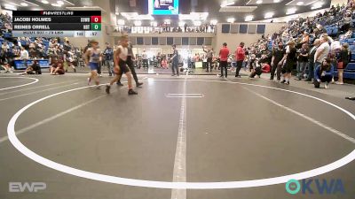 75 lbs Quarterfinal - Jacobi Holmes, Cowboy Wrestling Club vs Reines Orrell, HBT Grapplers