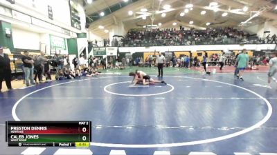 115 lbs Cons. Round 4 - Preston Dennis, Heritage vs Caleb Jones, West Boise