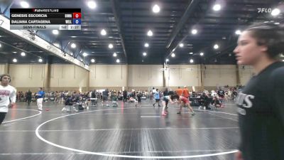 130 lbs Semifinal - Genesis Escorcia, SOWA vs Daliana Cartagena, Wellington Wrestling