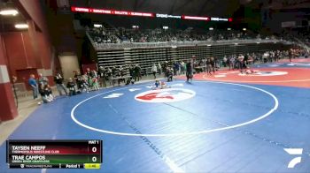 49 lbs Cons. Round 3 - Taysen Neeff, Thermopolis Wrestling Club vs Trae Campos, Green River Grapplers