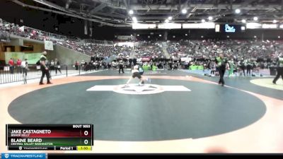 132 lbs Semifinal - Jake Castagneto, Bishop Kelly vs Blaine Beard, Central Valley Washington