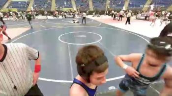 95 lbs Rr Rnd 5 - Braydon Tougas, Michigan Revolution vs Deven (WB) Lopez, Duran Elite