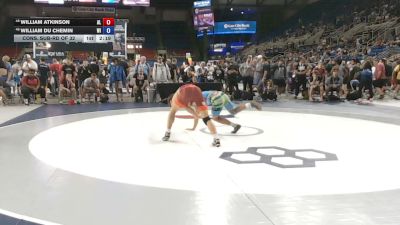 132 lbs Cons. Sub-rd Of 32 - William Atkinson, Alabama vs William Du Chemin, Wisconsin
