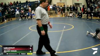 120 lbs Cons. Semi - Braden Hahlen, Cvca vs Luke Stanley, Marlington