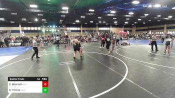 Quarterfinal - Celeste Bowman, FCA Wrestling HI vs Charley Timms, Khutulun WC