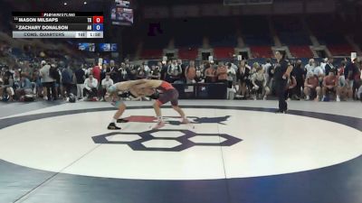 126 lbs Cons. Quarters - Mason Milsaps, Texas vs Zachary Donalson, Arkansas