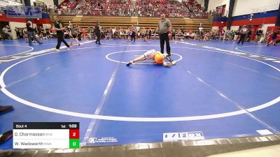 61-64 lbs Round Of 16 - Quade Charmasson, Bristow Youth Wrestling vs Westin Wadsworth, Morris Wrestling Association