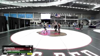 165 lbs Cons. Round 3 - Aslanbek Sharipov, Ithaca vs Jon Bautista, Pennsylvania College Of Technology