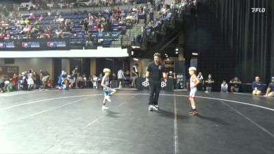 49 lbs Semis - Hunter Carlyle, Mat Demon Wrestling Club vs Timothy Wakefield, Young Guns