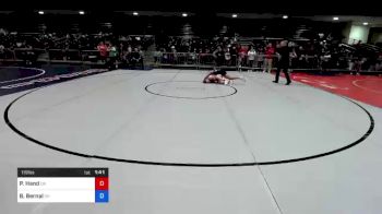 115 lbs Consi Of 16 #2 - Peyton Hand, OK vs Brissa Bernal, OK