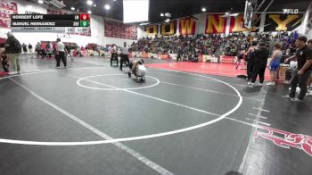 157 lbs Champ. Round 1 - Manuel Hernandez, Shadow Hills vs Norbert Lofe, La Mirada