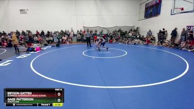 85-87 A Round 3 - Bryson Gatten, Glenrock Intermediate Middle School vs Gage Patterson, Wheatland