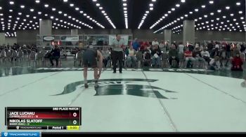 149 lbs Placement (4 Team) - Nikolas Slatoff, Baker (Kan.) vs Jace Luchau, Cumberlands (Ky.)