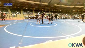 64 lbs Round Of 16 - Brock Glass, Coweta Tiger Wrestling vs Titan Hendren, Pawhuska Elks Takedown