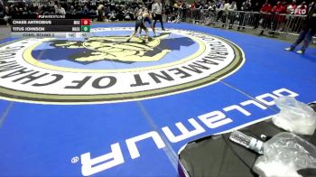 126 lbs Cons. Round 2 - Titus Johnson, Mazama vs Chase Antrobius, Millikan