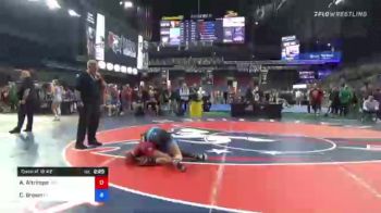 127 lbs Consi Of 16 #2 - Alley Altringer, Minnesota vs Camryn Brown, Connecticut