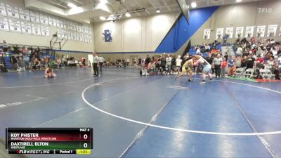 285 lbs Quarterfinal - Koy Phister, Riverton Wolf Pack Wrestling vs DaxTirell Elton, Westlake