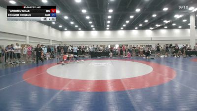 132 lbs Semis - Antonio Mills, Roundtree Wrestling Academy vs Connor Niehaus, Harrison
