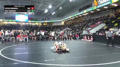 144 lbs 5th & 7th Place - Max Wingert, Logan-Magnolia vs Lucas Sinnwell, Nashua-Plainfield