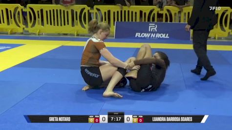 Luandra Barbosa Soares vs Greta Notaro 2025 Pan IBJJF Jiu-Jitsu No-Gi Championship