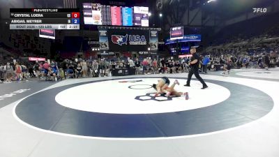 125 lbs Cons. Rd Of 32 - Crystal Loera, KS vs Abigail Meyrer, IA