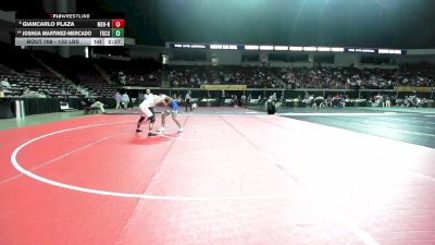 133 lbs Consi Of 16 #2 - Giancarlo Plaza, Menlo-NCWA vs Joshua Martinez-Mercado, Florida Gulf Coast