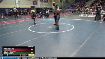 101 lbs Cons. Round 1 - Asia Rialmo, Yucca Valley vs Selah Beatty, Newport Harbor