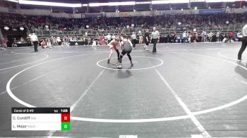 110 lbs Consi Of 8 #2 - Cameron Cundiff, Oak Park vs Liam Major, Majors