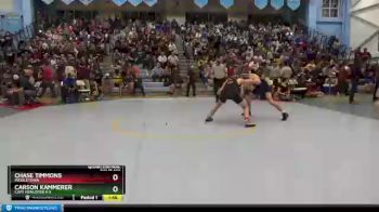 170 lbs Quarterfinal - Chase Timmons, Middletown vs Carson Kammerer, Cape Henlopen H S