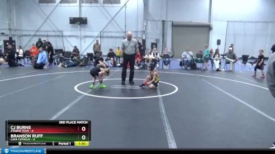 52 lbs Placement (4 Team) - Branson Ruff, Lake Catholic vs CJ Burns ...