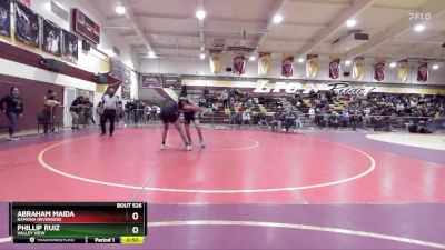 150 lbs Cons. Round 5 - Abraham Maida, Ramona (Riverside) vs Phillip Ruiz, Valley View