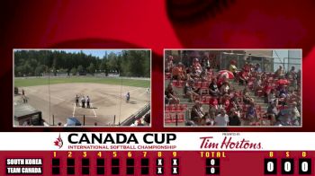 South Korea vs Team Canada at 2018 Canada Cup Championships