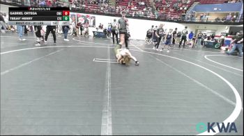 61 lbs Quarterfinal - Gabriel Ortega, CacheWrestlingClub vs TeeJay Henry, Comanche Takedown Club
