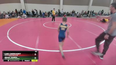 77 lbs Quarterfinal - Grant Banda, Apex Grappling Academy vs Luke Cherkassky, Scots Wrestling Club