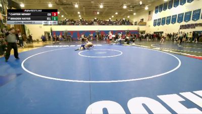 126 lbs Cons. Round 3 - Braden Hayes, Kellogg vs Carter Newby, Coeur D Alene