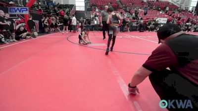 55 lbs Final - Easton Klinglesmith, Perry Wrestling Academy vs Sebastian Castillo, Top Guns 11u