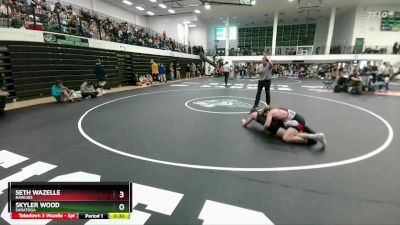 150 lbs Cons. Round 2 - Seth Wazelle, Rawlins vs Skyler Wood, Saratoga