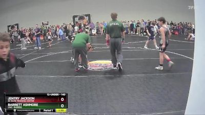 140 lbs Quarterfinal - Jentry Jackson, KC Elite Training Center vs Barrett Ashmore, LWC: Raiders