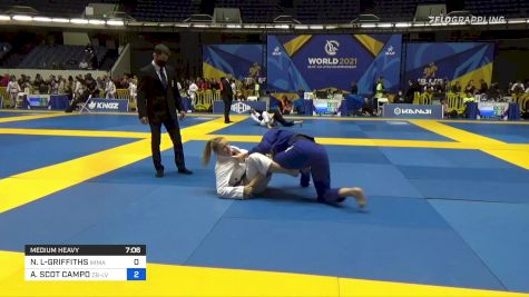 NIKKI LLOYD-GRIFFITHS vs AMY SCOT CAMPO 2021 World Jiu-Jitsu IBJJF Championship